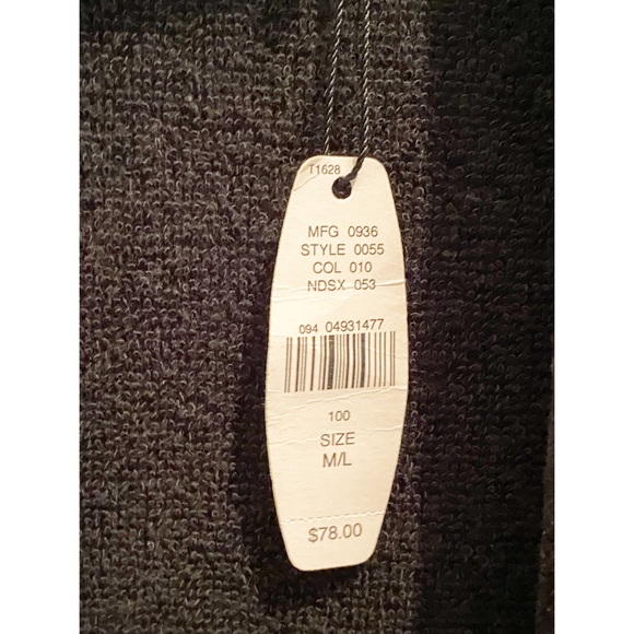 Victoria’s Secret Black Tie Up Robe Size M/L with defect - Picture 12 of 16